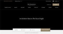 Desktop Screenshot of beverlyhills.peninsula.com