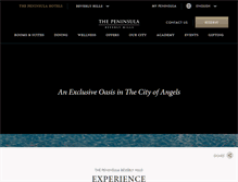 Tablet Screenshot of beverlyhills.peninsula.com