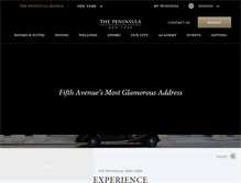 Tablet Screenshot of newyork.peninsula.com