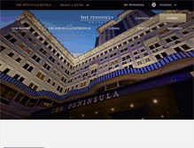 Tablet Screenshot of peninsula.com