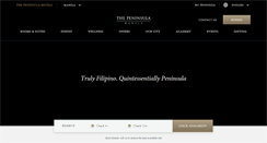 Desktop Screenshot of manila.peninsula.com