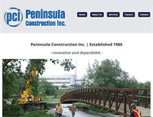 Tablet Screenshot of peninsula.ca